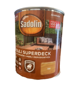 Olej do drewna Sadolin Superdeck dąb  2,5l