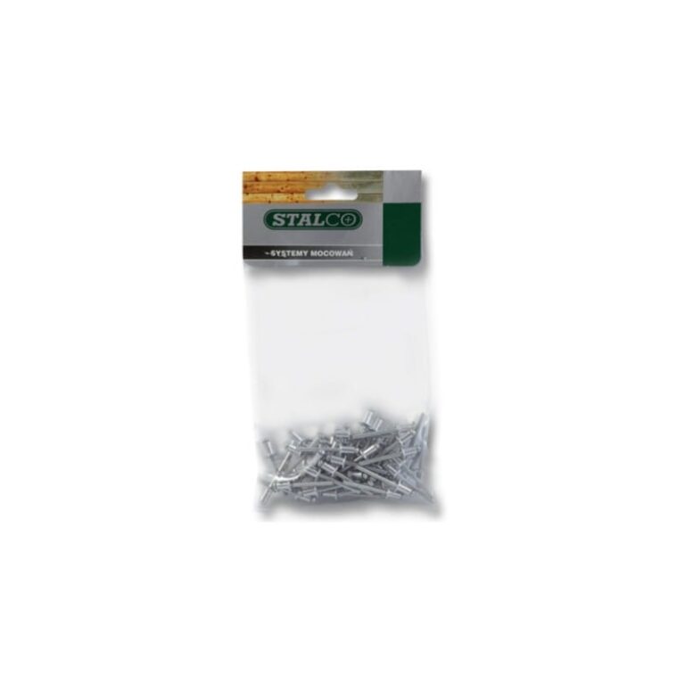 Nity aluminiowe Stalco 4,0x12mm 50szt