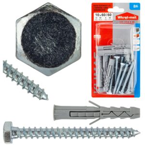 Kołek rozporowy sześciokątny 10x60 BK-10060 opk 8 szt