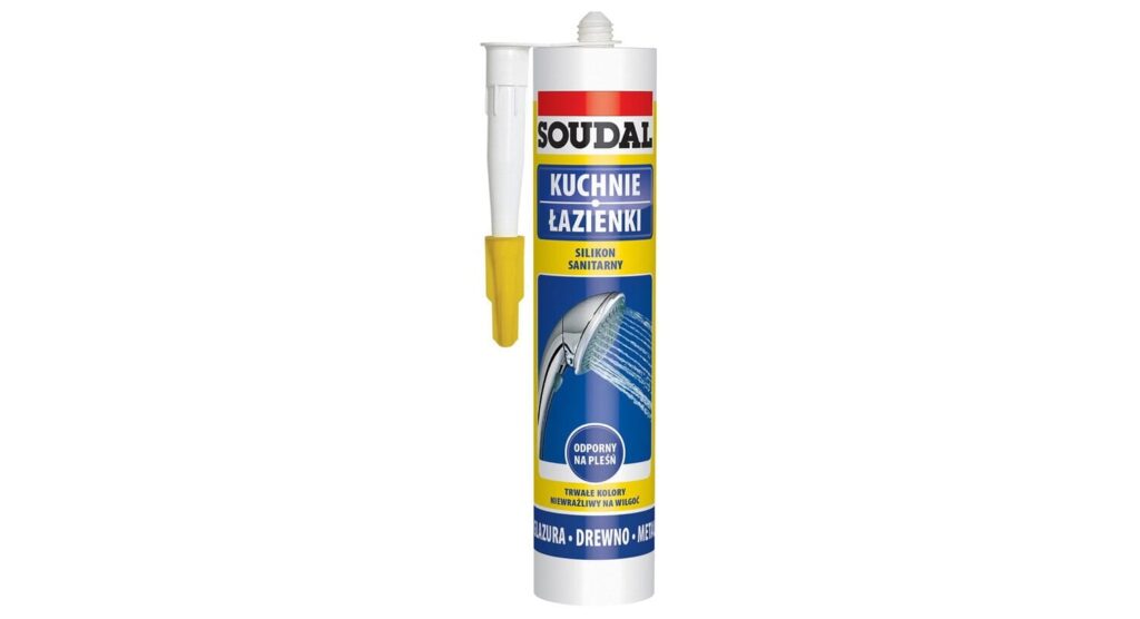 Silikon sanitarny Soudal biały 280ml