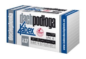 Kabex Styropian Dach Podłoga EPS 80 Λ 37 gr 3cm