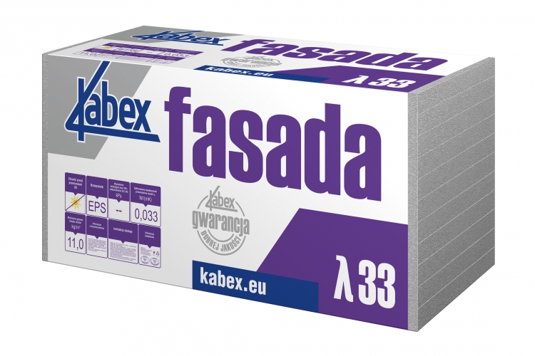 Styropiany do izolacji termicznej Kabex – Fasada λ 33