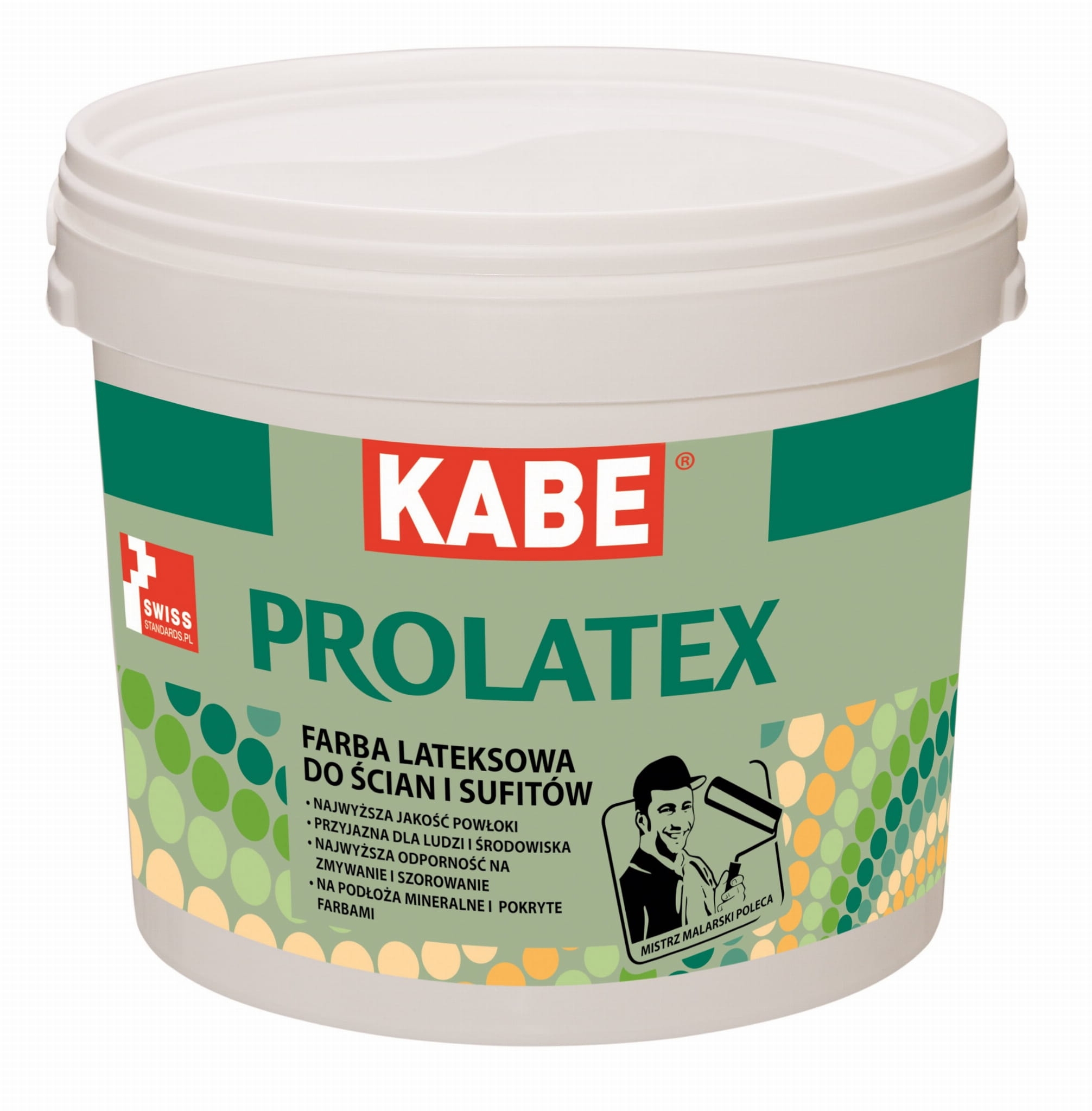 Farba lateksowa do ścian i sufitów Kabe Prolatex półmat