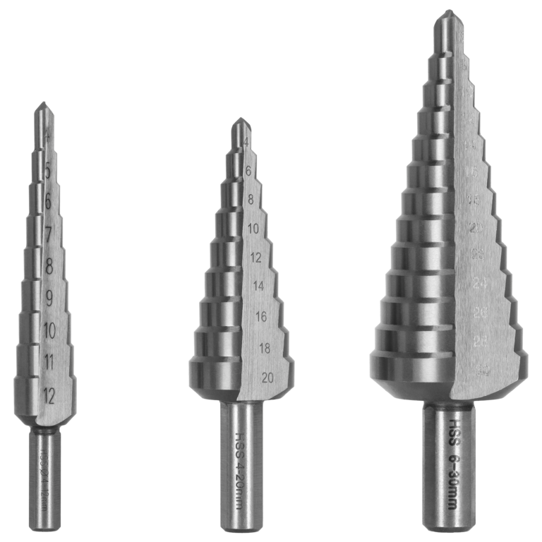 Wiertło Stopniowe HSS Rp 4-12/1;4-20/2;6-30/2 Zestaw STALCO S-72526