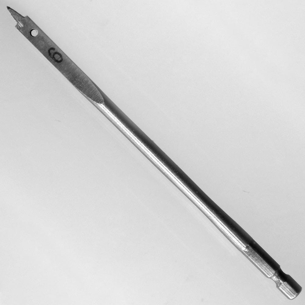 Wiertło do drewna płaskie 6 x 152 mm STALCO