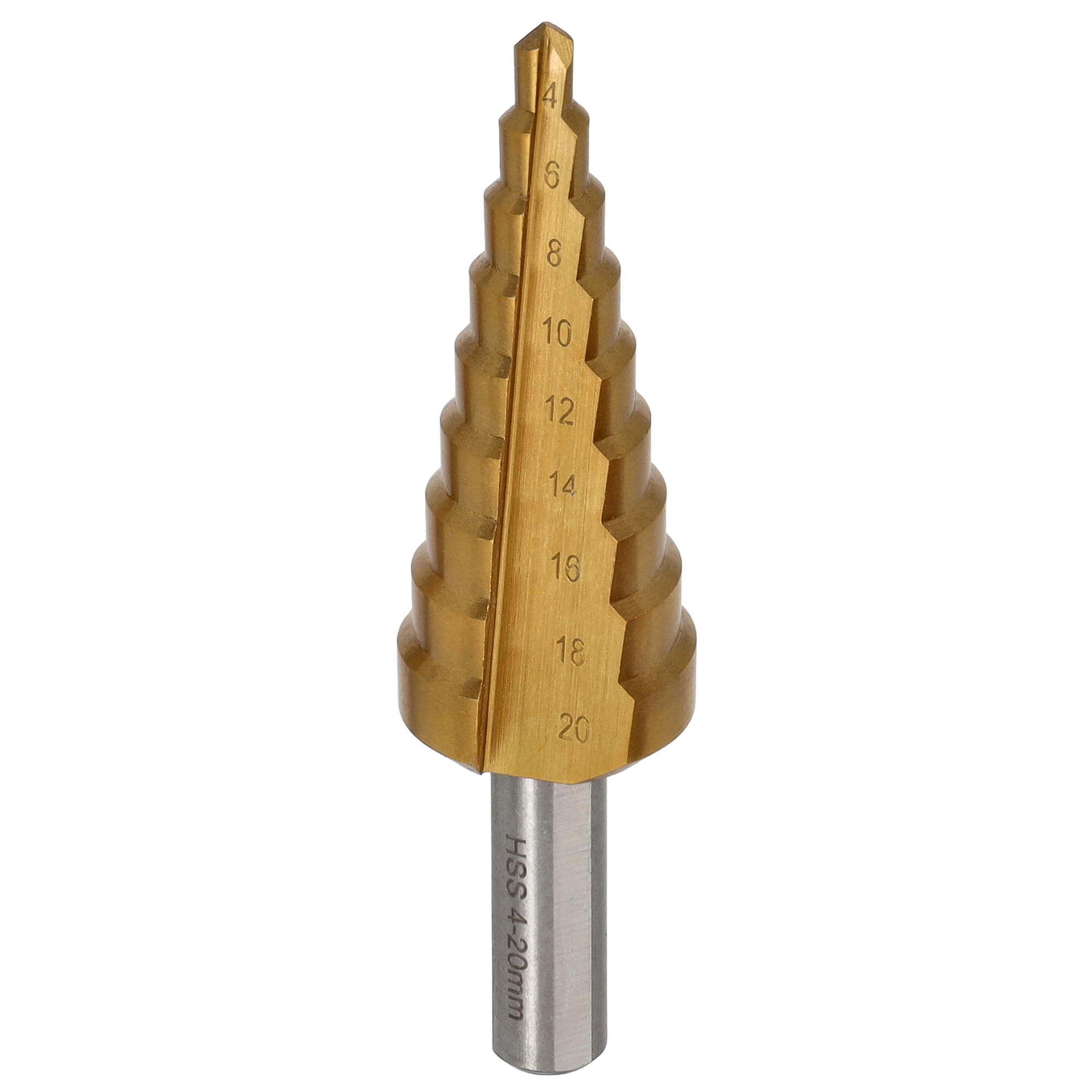 Wiertło stopniowe HSS-TIN RP 400-2000 skok 2mm Stalco