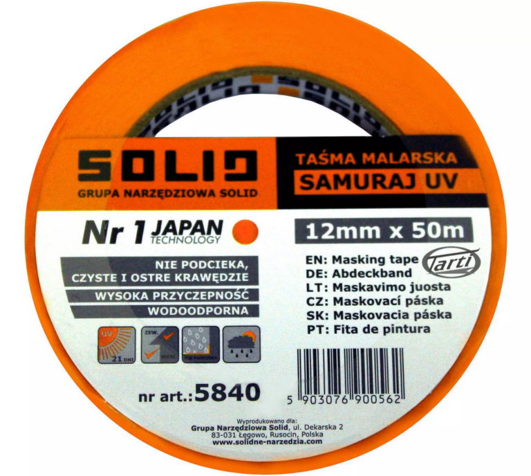 Solid Taśma Samuraj UV 12mmx50m 5840