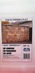 M&M Impregnat do kamienia, piaskowca, gipsu 1L