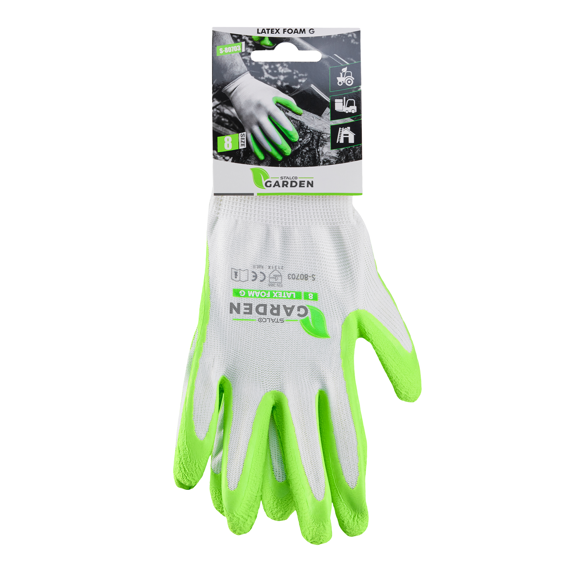 RĘKAWICE POLIESTROWE "LATEX FOAM G" Stalco