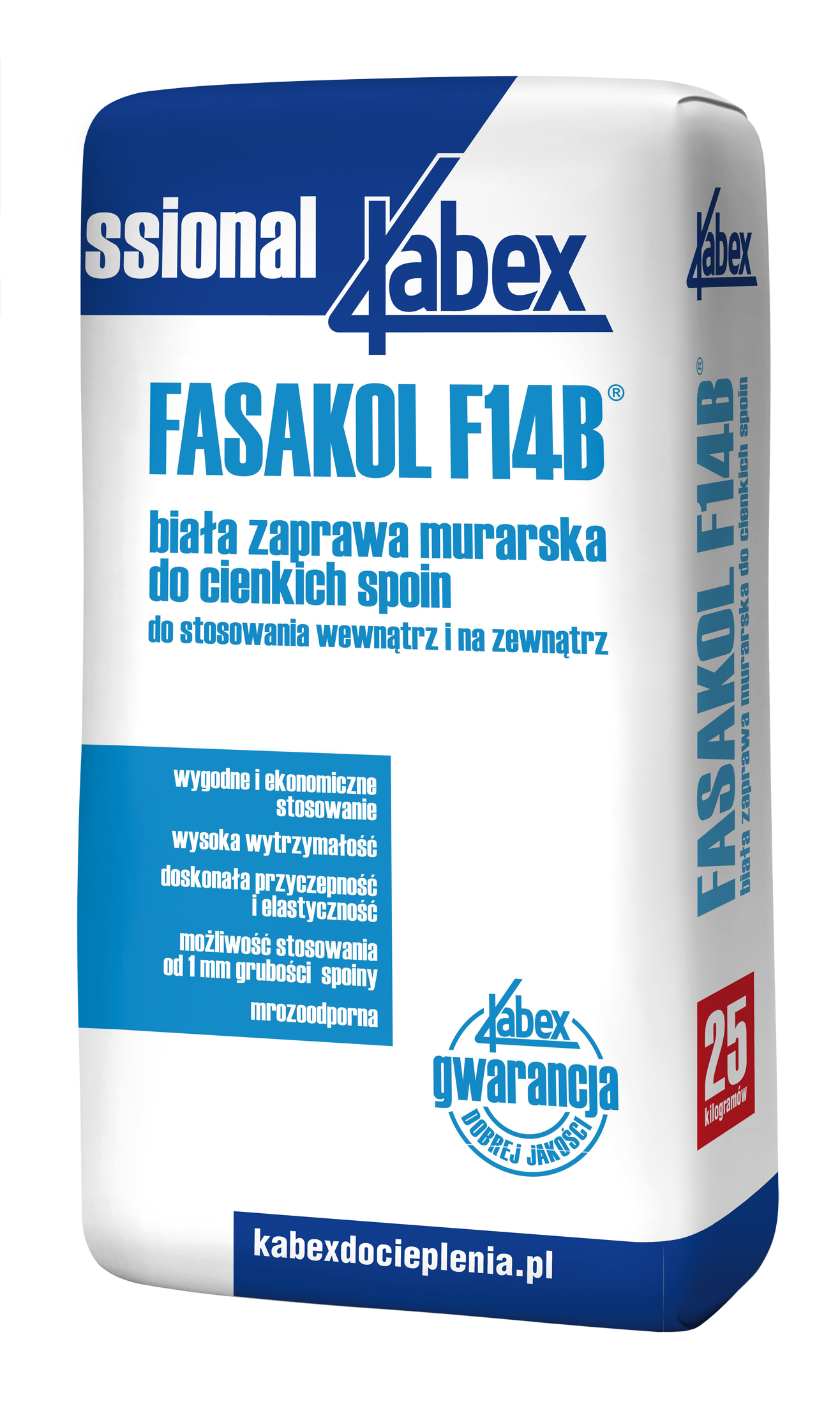 Zaprawa murarska do cienkich spoin Kabex Fasakol F14B klasa M10