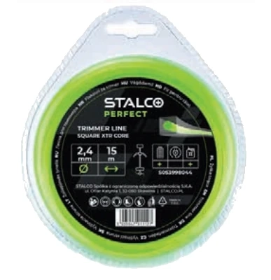 Żyłka tnąca kwadratowa Square XTR Core x 15m Stalco GARDEN