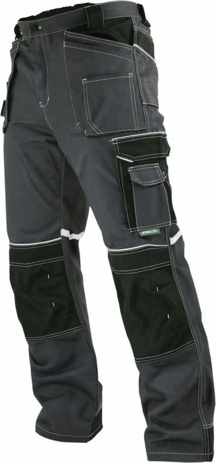 SPODNIE ALLROUND szaro-czarne 58 Stalco
