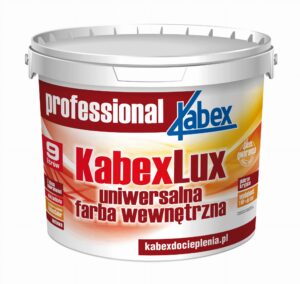 Kabex Lux dyspersyjna farba nawierzchniowa do wnętrz 2,5L