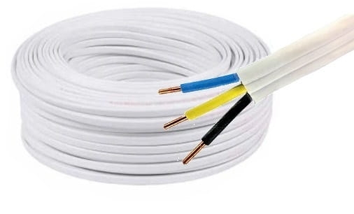 Przewód instalacyjny YDYp 3×1.5mm żo E 450/750V (25mb)