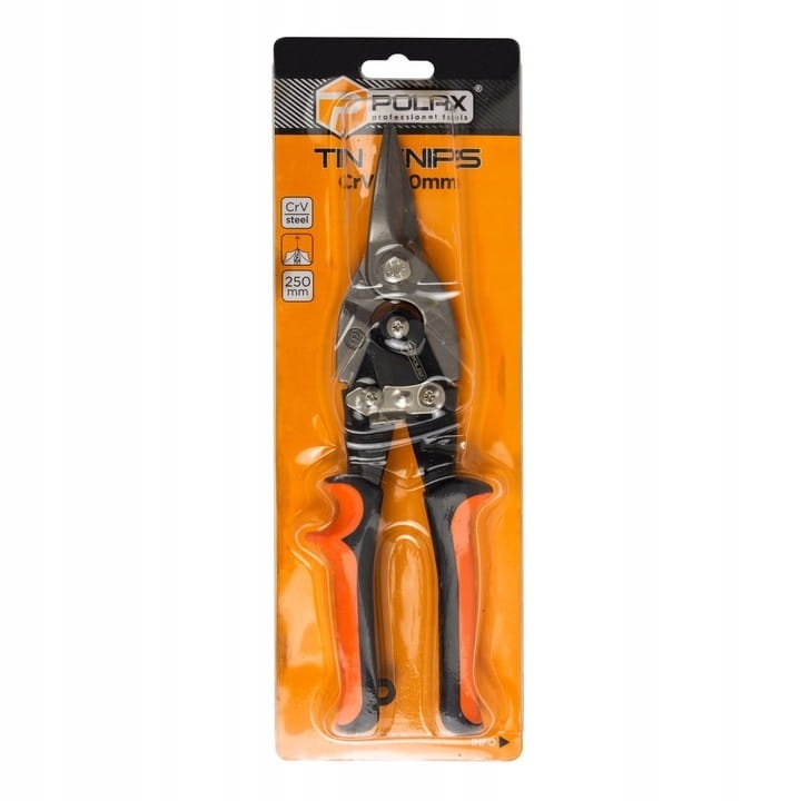 Nożyce do cięcia blachy proste 250mm POLAX 25-001