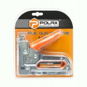 Zszywacz tapicerski chromowany z regulatorem 4-14mm POLAX 24-006