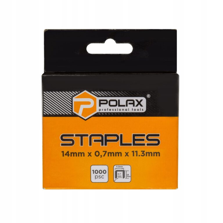 Zszywki A/53 opk1000 szt 14 x x 11,3mm POLAX 24-011