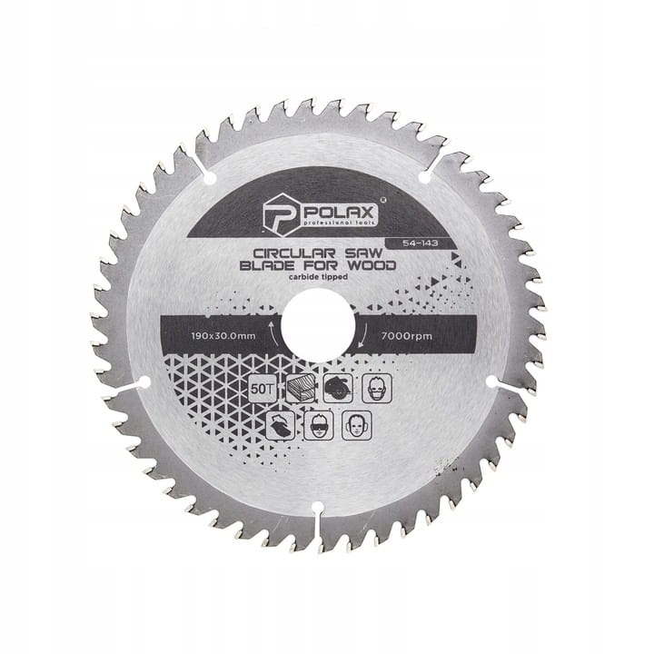 Piła tarczowa do drewna,0/25,4 50T POLAX 54-143