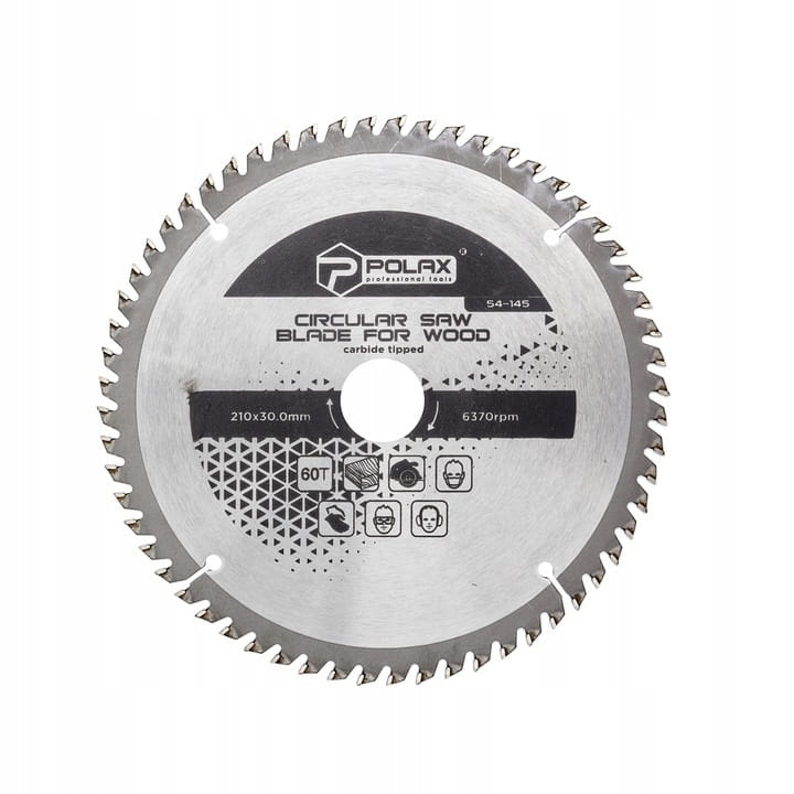 Piła tarczowa do drewna/25,4 60T POLAX 54-145