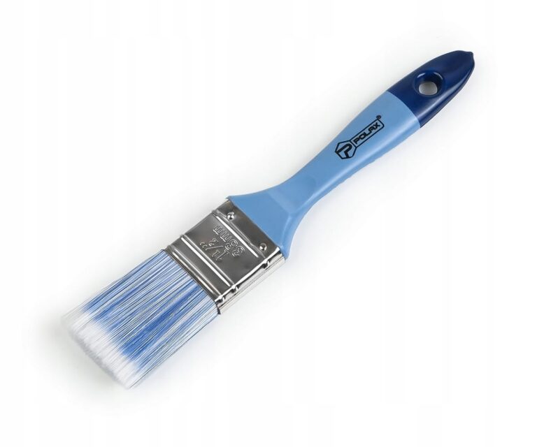 Płaski pędzel z plastikową rączką ACRYLIC 1,5″/38mm POLAX 03-008