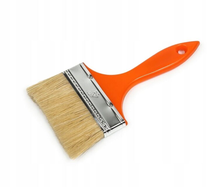 Płaski pędzel z plastikową rączką ECO 4″/100mm POLAX 05-007
