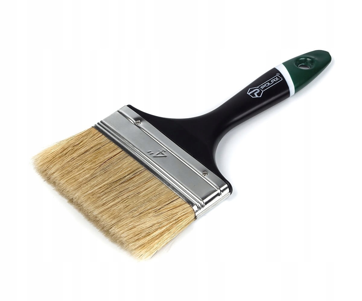 Płaski pędzel z plastikową rączką ENGLISH 4"/100mm POLAX 10-006