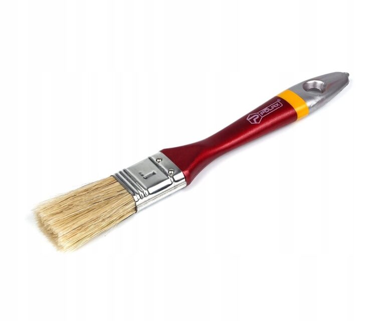 Płaski pędzel z plastikową rączką EURO 1″/25mm POLAX 14-001