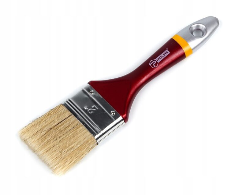 Płaski pędzel z plastikową rączką EURO 2″/50mm POLAX 14-003