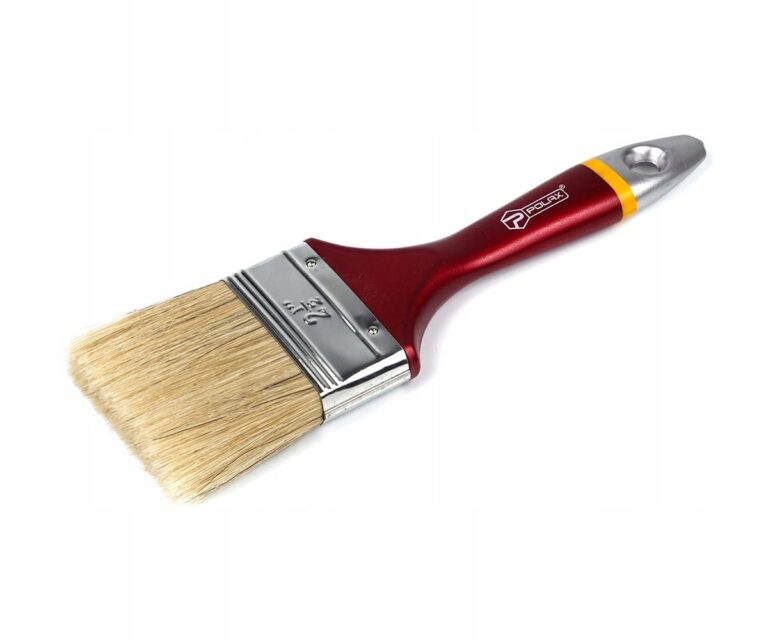 Płaski pędzel z plastikową rączką EURO 2,5″/63mm POLAX 14-004