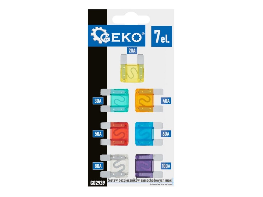 GEKO Zestaw bezpieczników samochodowych G02939