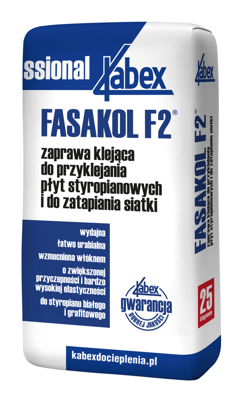 Zaprawa klejąca do płyt styropianowych Fasakol F2