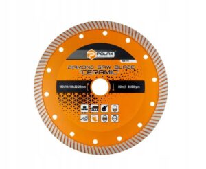Tarcza diamentowa do cięcia płytek Ceramic 180x10x1,8×22,23mm POLAX