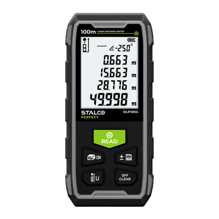 Dalmierz laserowy DLP100G 100m Stalco S058298002