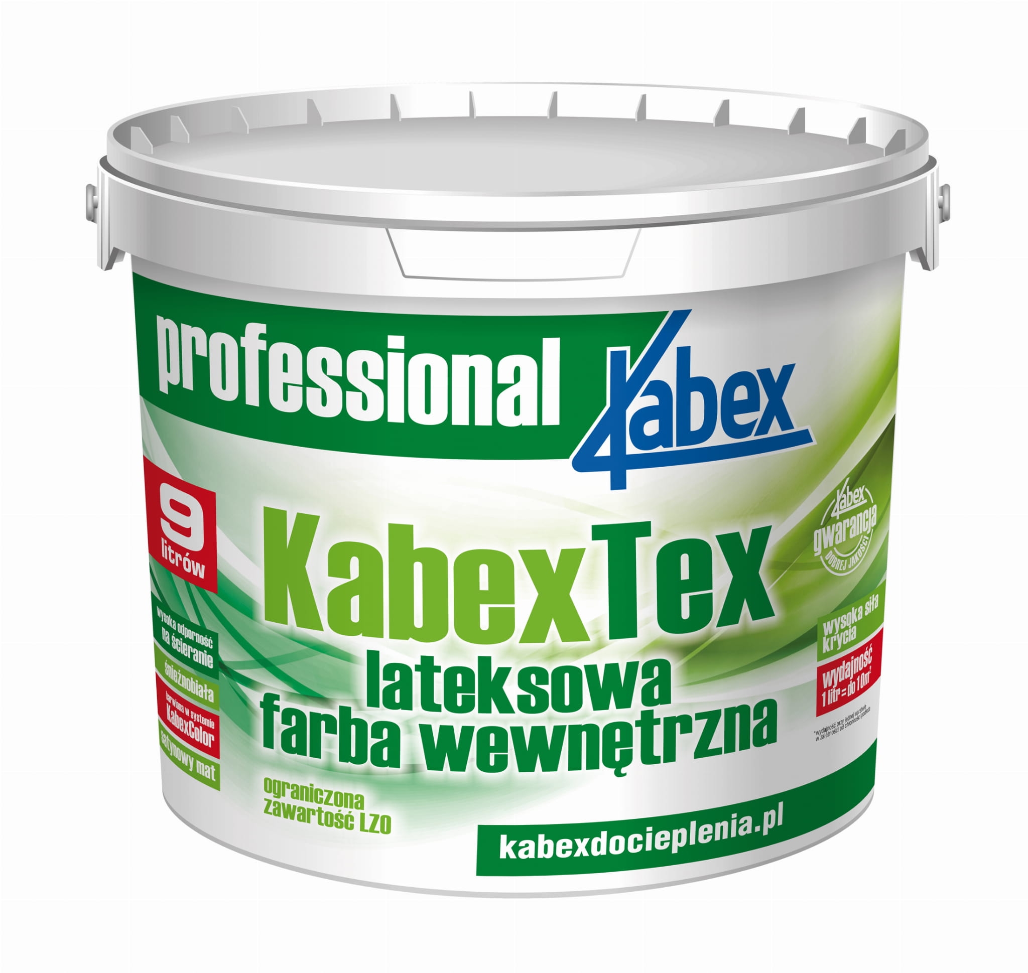 Lateksowa farba nawierzchniowa Kabex TEX
