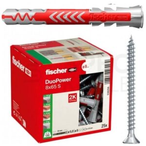Fischer Duopower kołek rozporowy 8×65 S 538256 25 szt