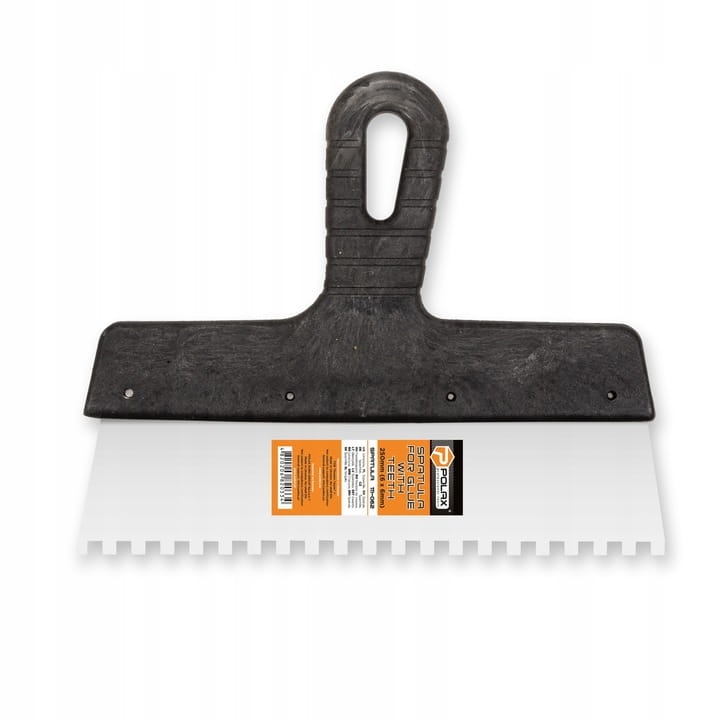 Szpachla do kleju z zębami 250mm 6x6 POLAX 111-062