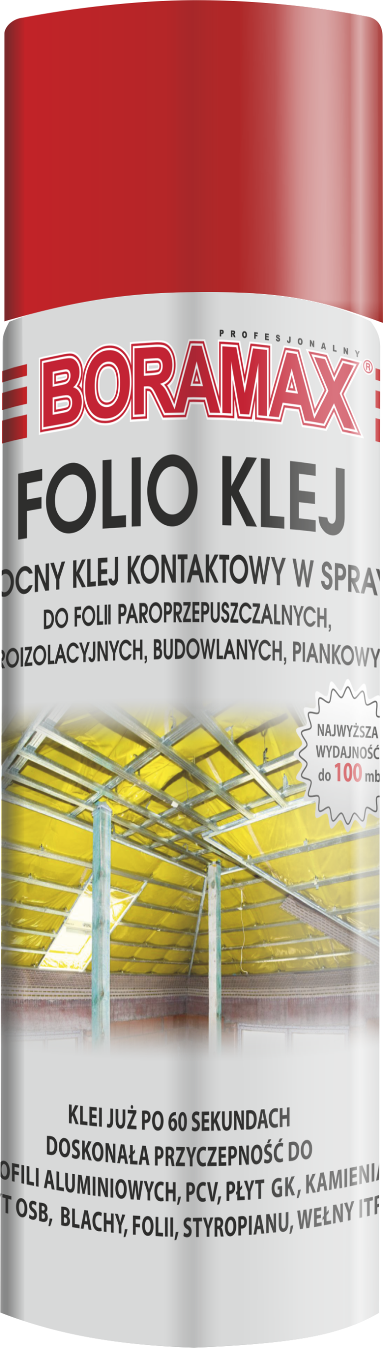 Spray Kon folio klej kontaktowy 500ml w aerozolu Boramax