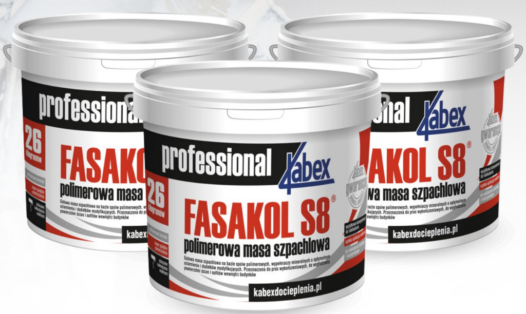 KABEX Fasakol S8 Polimerowa masa szpachlowa 26kg