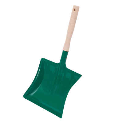 Szufelka metalowa z trzonkiem drewnianym Stalco S-47781