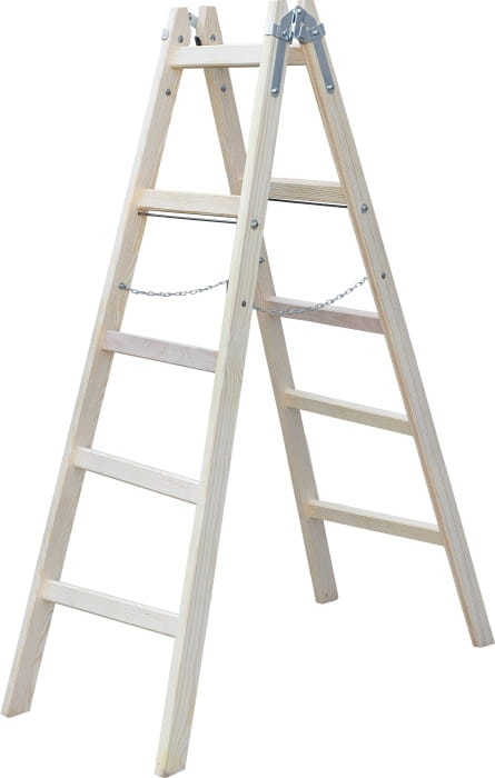 Drabina drewniana 4 stopniowa Stalco