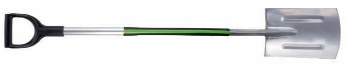Szpadel prosty hartowany trzon metalowy, pochwyt PVC Perfect Stalco