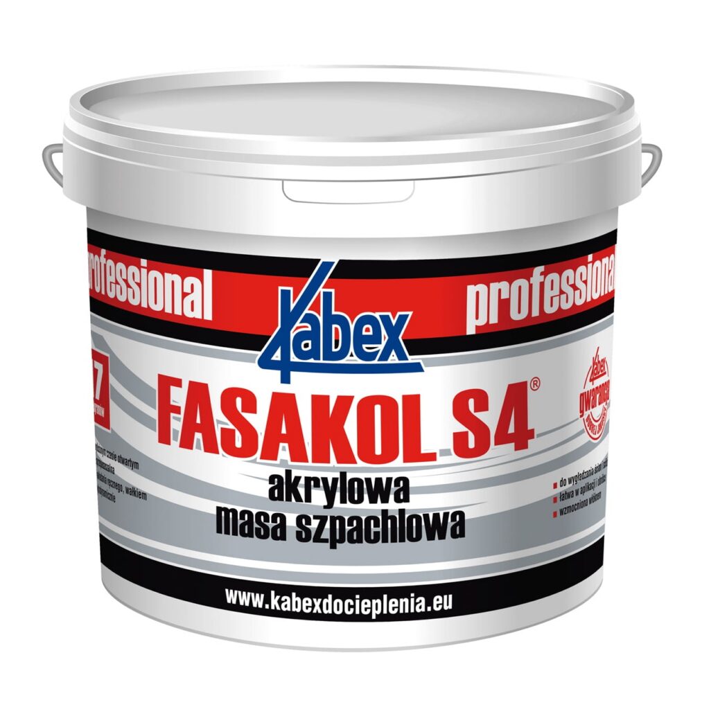 Akrylowa masa szpachlowa KABEX Fasakol S4 4,5kg