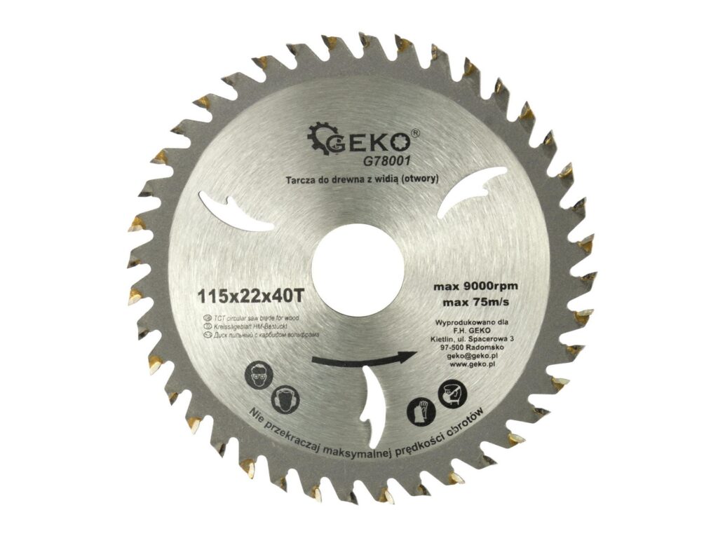 Tarcza do drewna Geko G78001