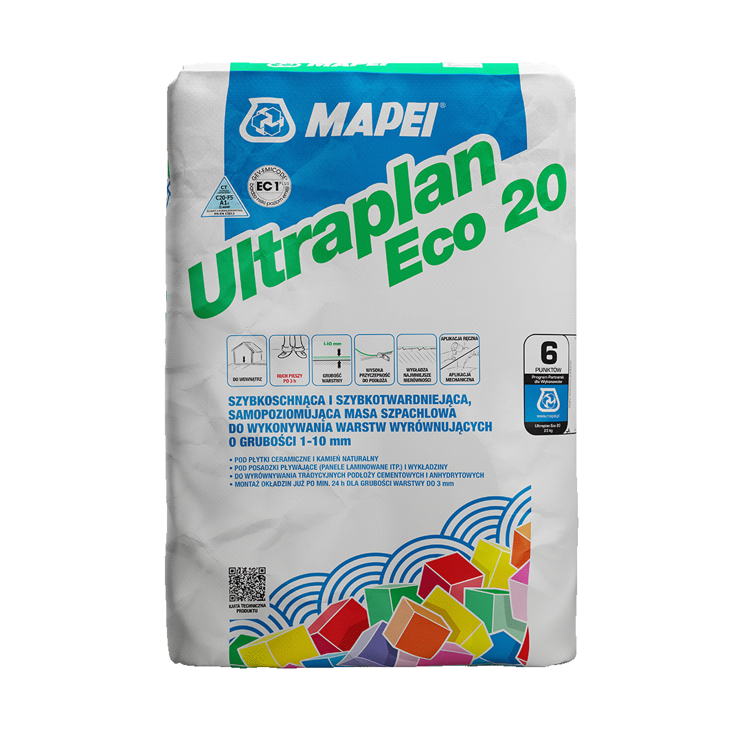 Masa Mapei Ultraplan ECO 20 od 1mm do 10 mm