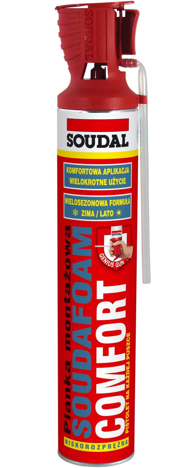 Pianka montażowa Soudal 770ml Genius Gun