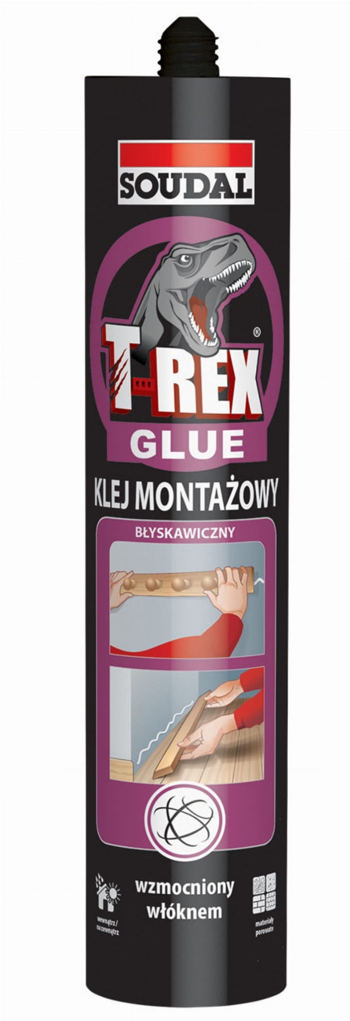 Błyskawiczny klej montażowy SOUDAL T-REX 310ml