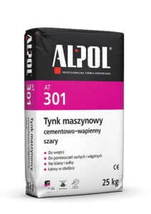 Tynk maszynowy cementowo-wapienny Alpol AT301 25Kg