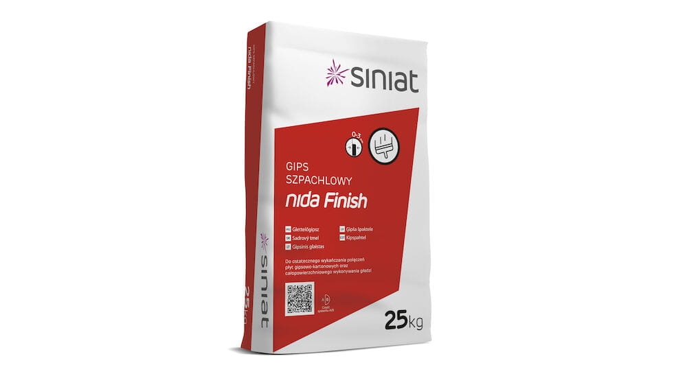 Gips szpachlowy Nida Finisz Siniat