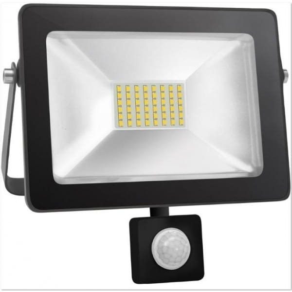 LED Naświetlacz z czujnikiem ruchu biały