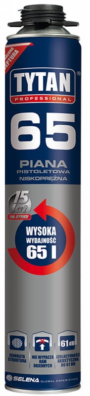 Pianka pistoletowa Tytan 750 ml